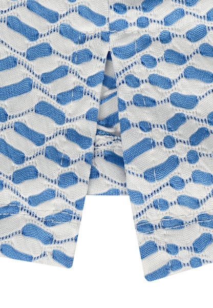 E24182 Overhemd Structuur - 01/wit-blauw